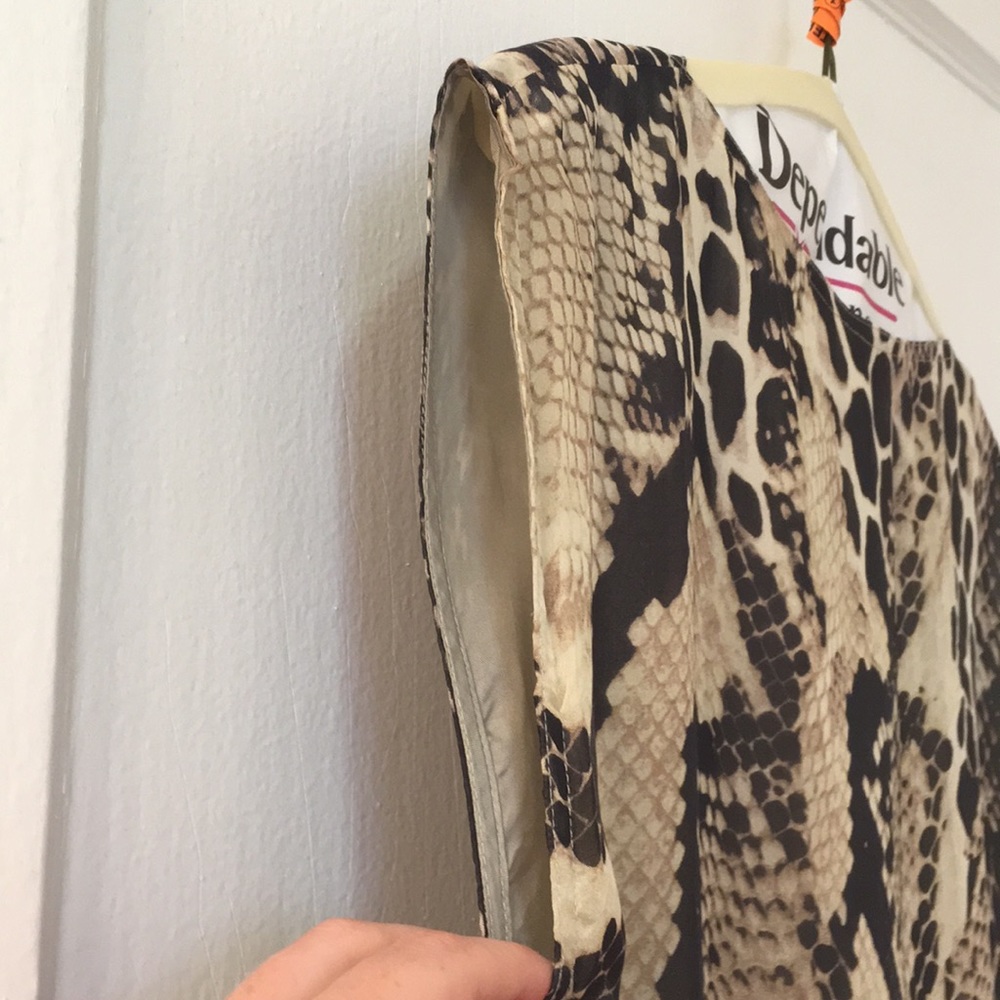 🐍 snakeskin print dress - Picture 4 of 5